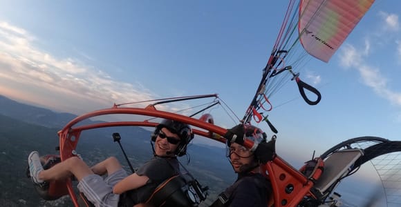 Corfu: South Coast Paramotor Flight over Sandy Beaches