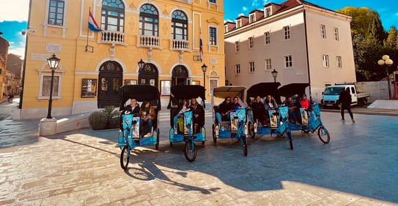 Split-Tour in einer privaten Elektro-Rikscha