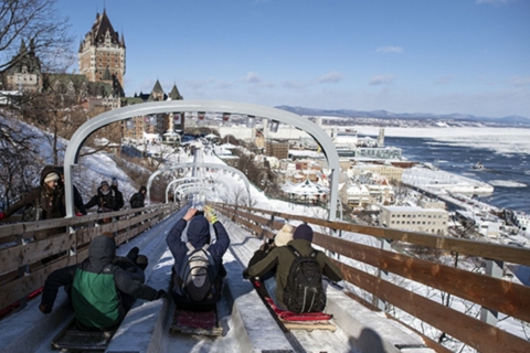 Winter sport and fun tour in Québec city