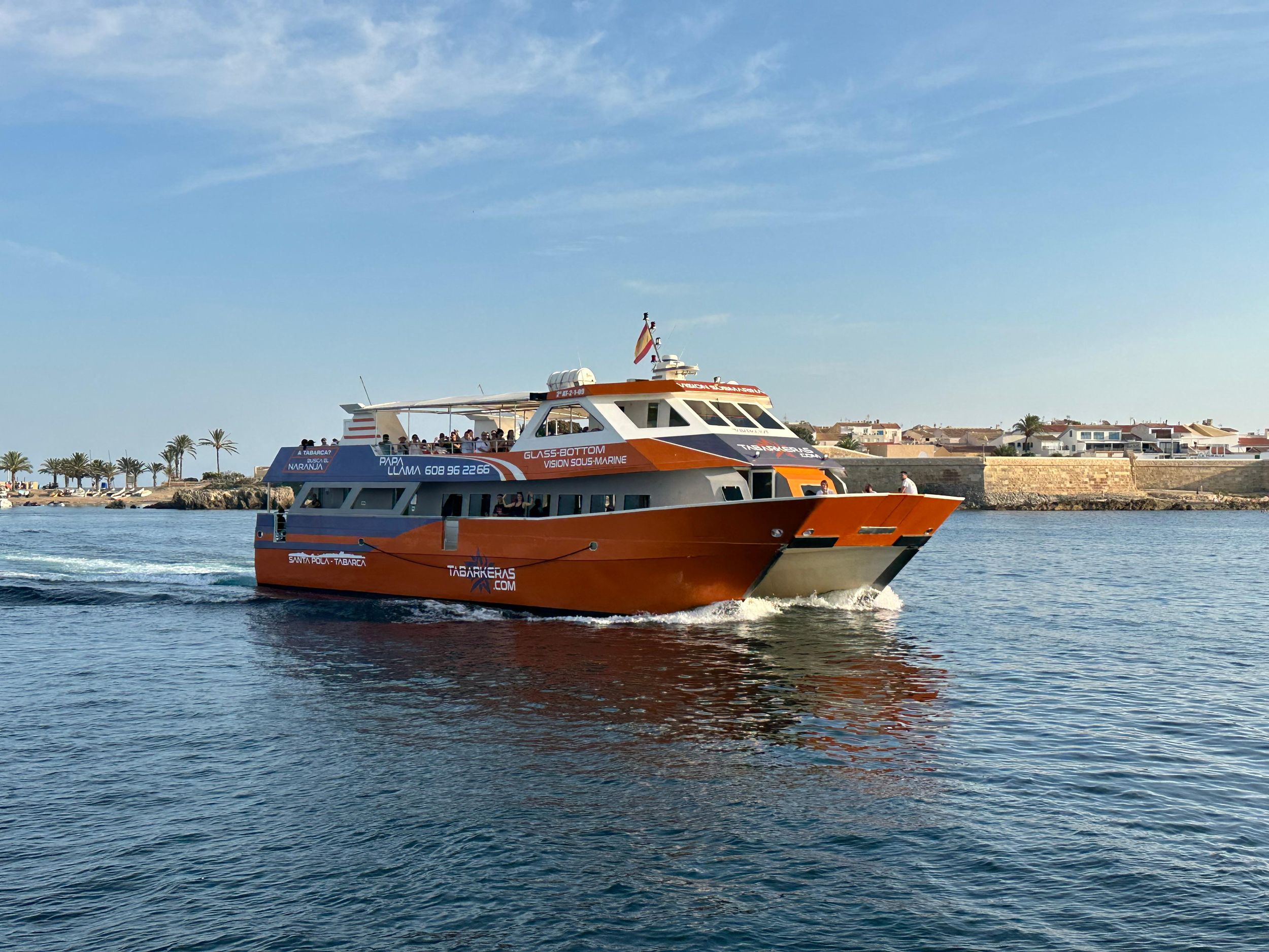 Nach Tabarca ab Santa Pola mit einem Katamaran mit Unterwassersicht