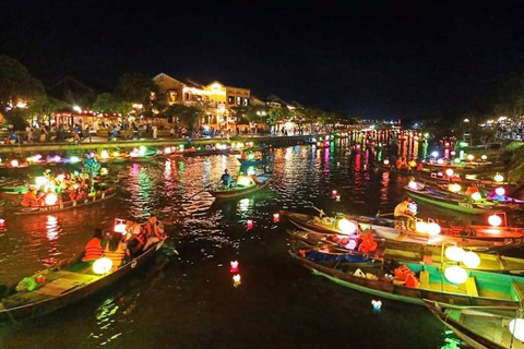 Prywatna wycieczka nocą do Gór Marmurowych i miasta Hoi An.Odbiór i transport z Hoi An