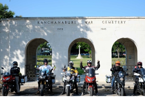5 Days – Motorcycle tour to River Kwai and Khao Yai 5 days tour
