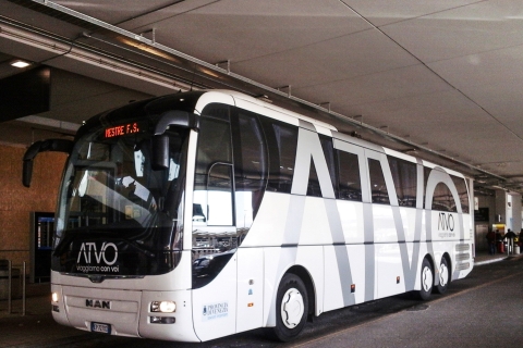 Snelle bus tussen Luchthaven Marco Polo en station MestreMestre treinstation naar Marco Polo luchthaven: retour