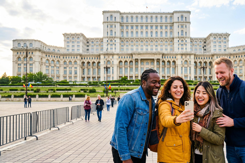 Bucharest's Palaces: Parliament, Ceaușescu & Village Museum COACH TOUR Audio guide in 24 languages