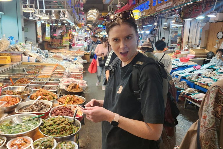 Busan City centrum rondleiding over de voedselmarkt