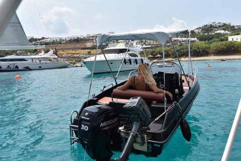 Mykonos boat rentals/ free license boats Free license boat