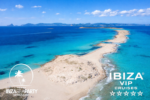 Ibiza: Formentera VIP Boat: OpenBar, B’fast, Paella & Sports PREMIUM TICKET with 5h Premium Open Bar, Breakfast & Lunch