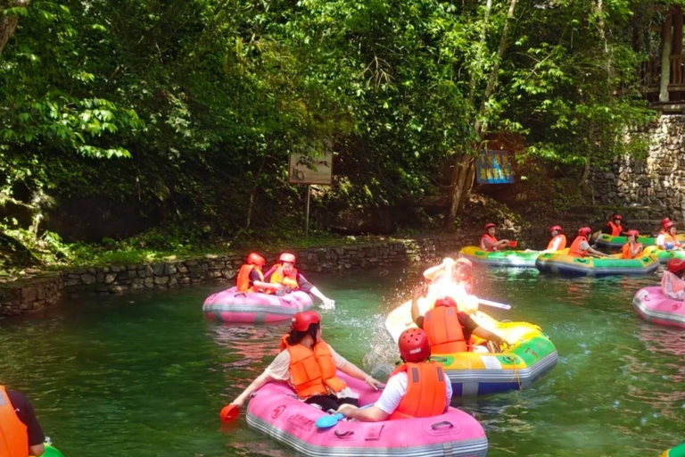 Guilin: Reed Flute Cave & Yangshuo Rafting Private Day Tour Guilin: Reed Flute Cave and Yangshuo Rafting No Tour Guide
