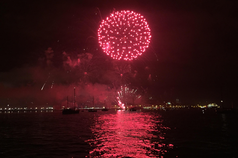 Sail into 2026: Lisbon Fireworks from the River