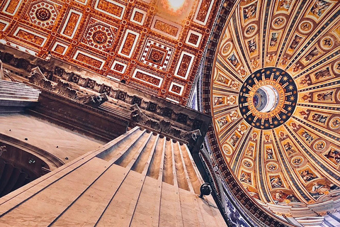 Vatican: St peters Dome Entry Ticket Papal Tombs, Audio Tour Vatican: St peters Dome Entry Ticket(With Elevetor)