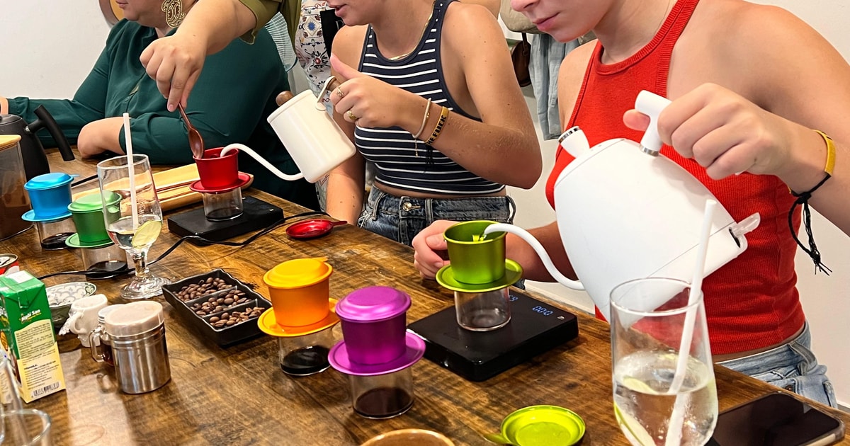 Best Family & Friend Day Trips and Activities in Vietnam 36 Egg Coffee & 4 Viet Coffee Traditional Brews Workshop HCMC