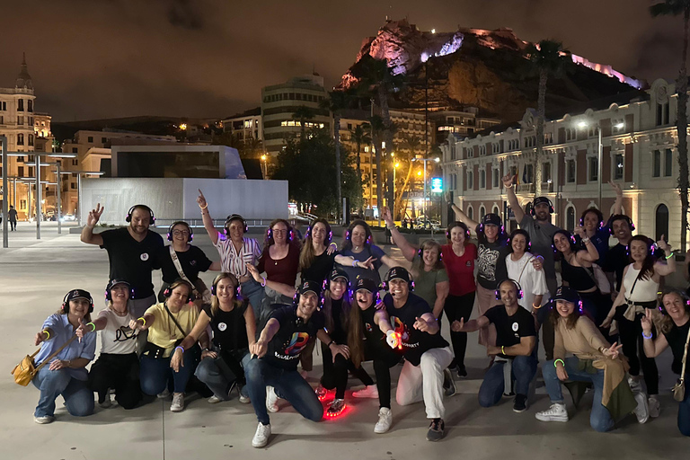 Alicante: BAILALOPARTY/ Silent Party Walking Tour