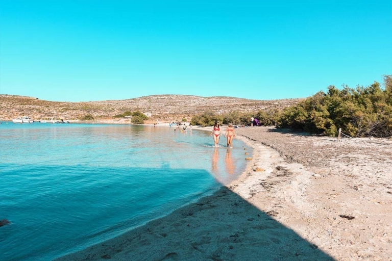 Desde Mellieħa: Crucero de medio día con las lagunas Azul y de Cristal