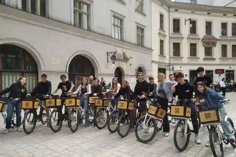 Cracóvia: Passeio completo de 4 horas, Cidade Velha e Bairro Judeu de bicicleta