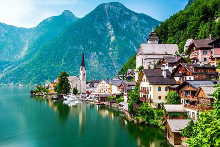 From Vienna: Melk, Hallstatt Boat Ride and Salzburg Trip Private Day Tour