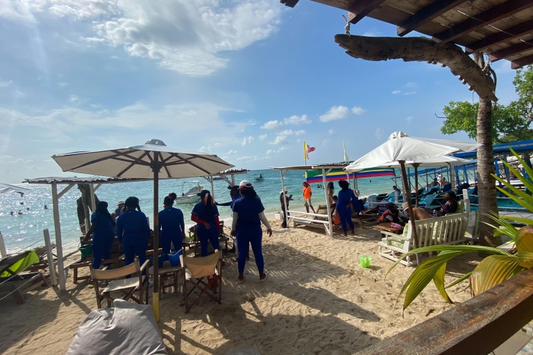 Wycieczka po 5 wyspach z nurkowaniem, lunchem i muzyką Cartagena(Kopia) Wycieczka po 5 wyspach z rurką, przekąską, lunchem i muzyką