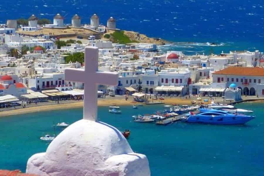 Das Beste von Mykonos: 4-stündige private Tour – Abholung inklusive. Foto: GetYourGuide Das Beste von Mykonos: 4-stündige private Tour – Abholung inklusive. Foto: GetYourGuide