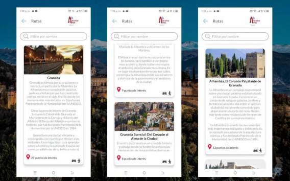 App Selbstgeführte Route Granada mit mehrsprachigem Audioguide