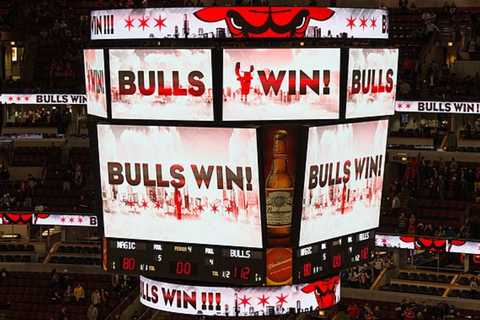 Chicago: Chicago Bulls Basketball Game Ticket Lower Baseline