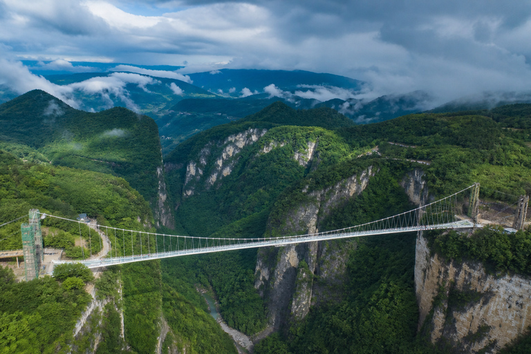Zhangjiajie: Grand Canyon & Glass Bridge E-Ticket Options English Guide Service Only