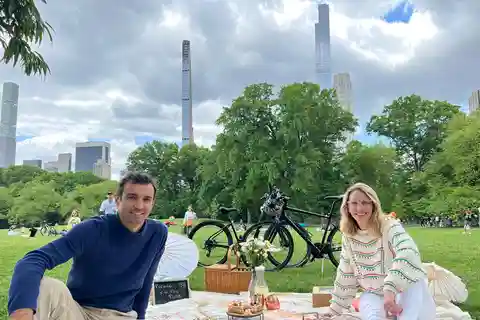 Central Park, Nowy Jork: Prywatna wycieczka rowerowa i luksusowy piknik