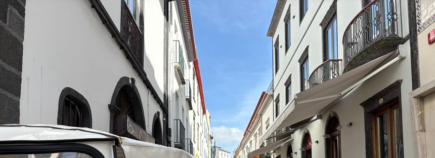 Ponta Delgada : visite citadine privée en tuk-tuk électrique