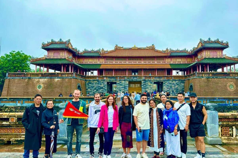 Hue Imperial Private Tour via Hai Van Pass Train Experience Tour Without Hue Imperial City, Tomb, Pagoda Entry Tickets