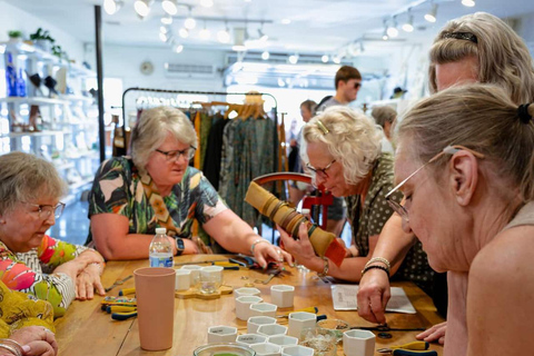 Design a gemstone bracelet with a Phoenix artisan