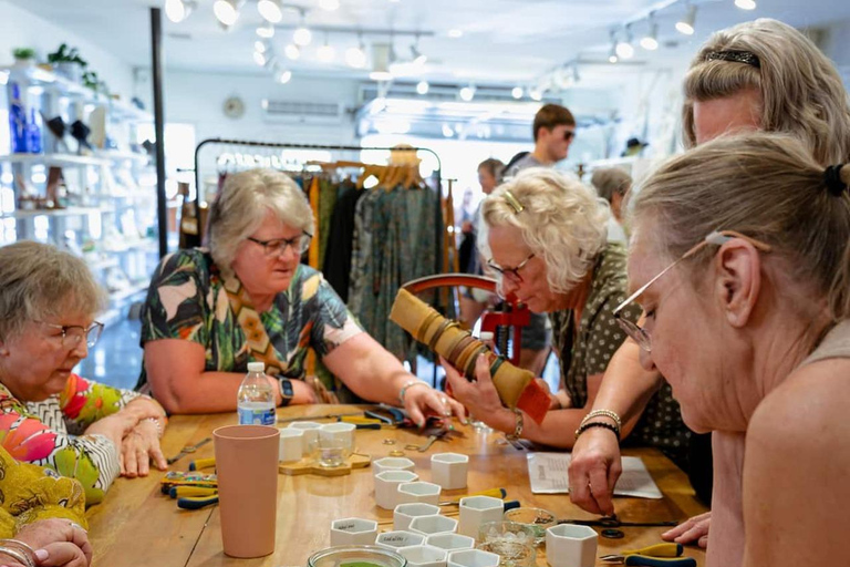 Design a gemstone bracelet with a Phoenix artisan