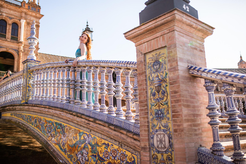 Seville: Professional Photoshoot and Video Photography and Video Portrait Session: 1.5 hour