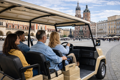Zakopane to Krakow Day Trip: Wawel Guided Tour & Golf Cart Krakow Sightseeing by Electric Golf Cart Only