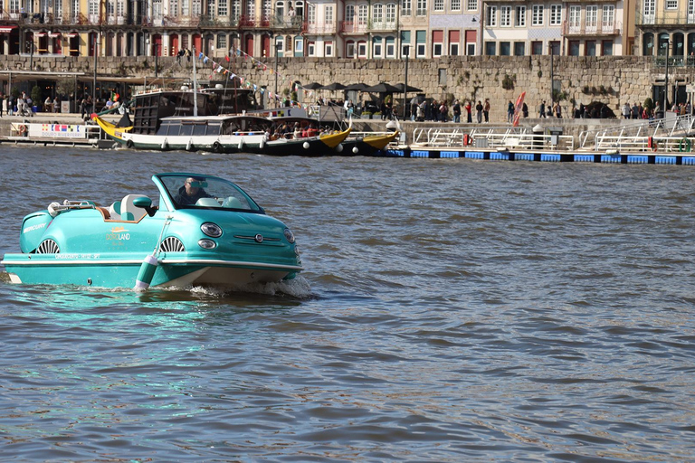 Porto: crociera sui ponti in una Fiat 500 Limited Edition