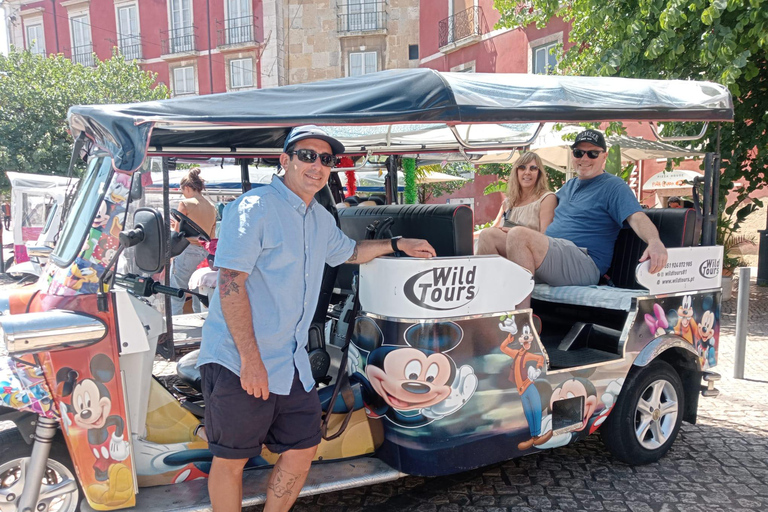 Tour privati di Lisbona in tuk-tuk 100% elettricitour privati di Lisbona in tuk-tuk 100% elettrici