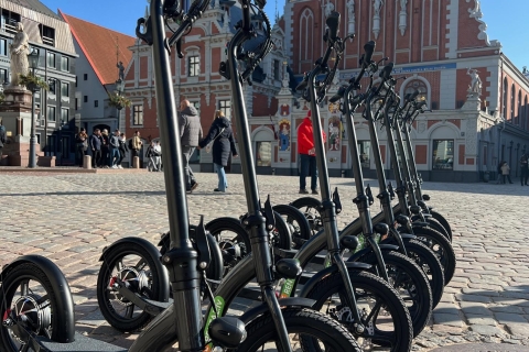 Riga Highlight Big wheel e-scooter Group tour