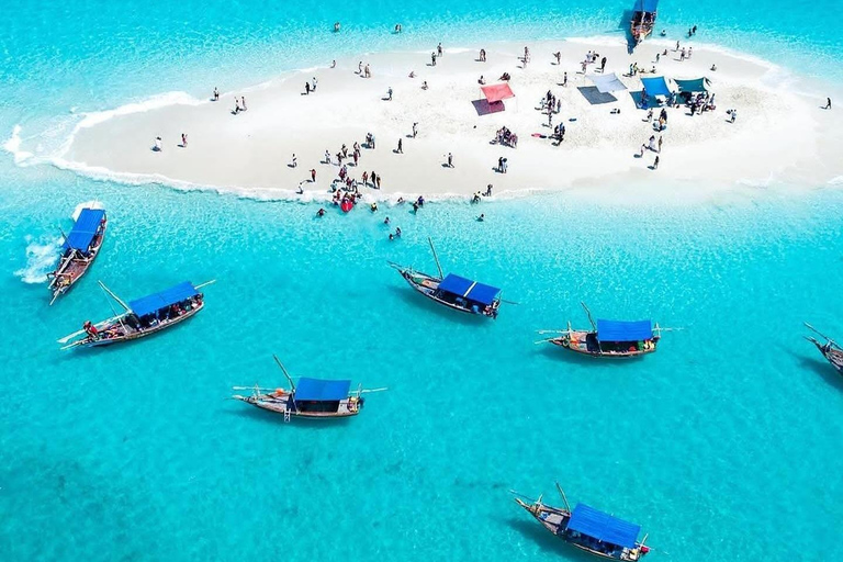 Zanzibar : Safari au lagon bleu avec plongée en apnée et déjeuner