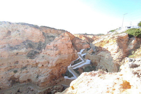 Desde Faro: Excursión de un día a la Cueva de Benagil, Marinha y Carvoeiro