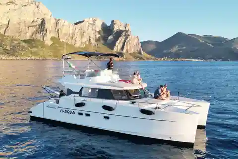 Palermo: Private Sunset Catamaran Tour with Aperitif Included