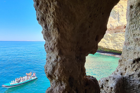 Visite d&#039;une jounée de l&#039;Algarve en privé - tour en bateau inclusAlgarve visite d&#039;une jounée privée