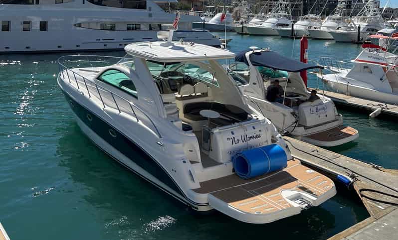LOS CABOS : VISITE PRIVÉE DE LA BAIE ET DE L'ARCHE. YACHT DE LUXE