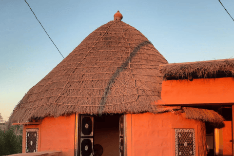 Nachtelijke kamelentocht in de woestijn van Jodhpur