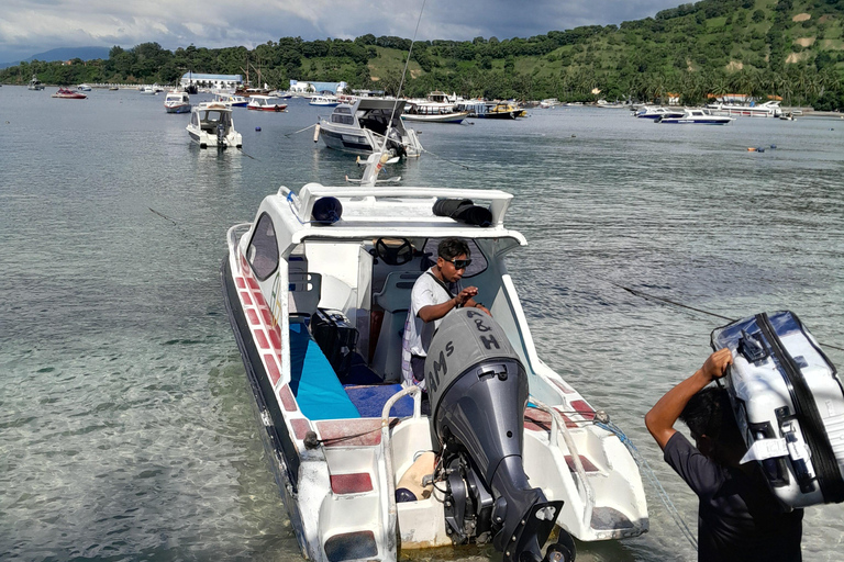 Lombok: Private Airport Pickup to Gili Islands via Speedboat From Gili islands to Kuta Lombok