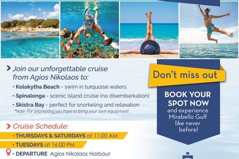 Agios Nikolaos: Kryssning runt Elounda BayAgios Nikolaos: Rolig kryssning runt Eloundabukten