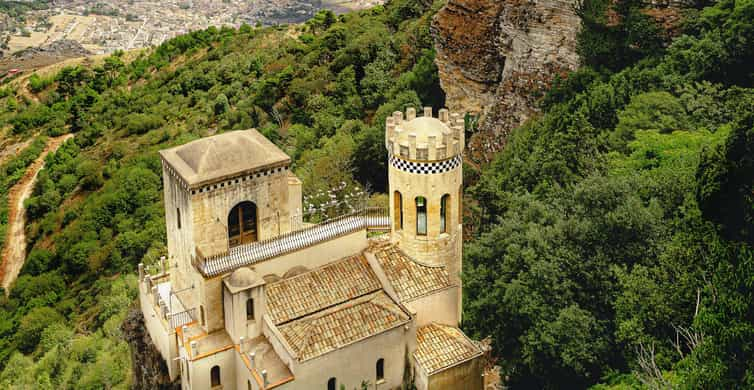 From Palermo: Erice, Saltpans & Wine tasting with lunch