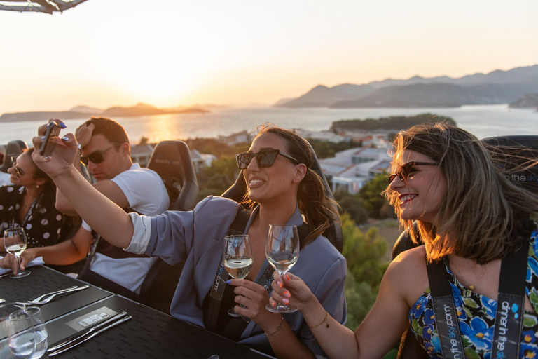 Jantar no céu de Dubrovnik