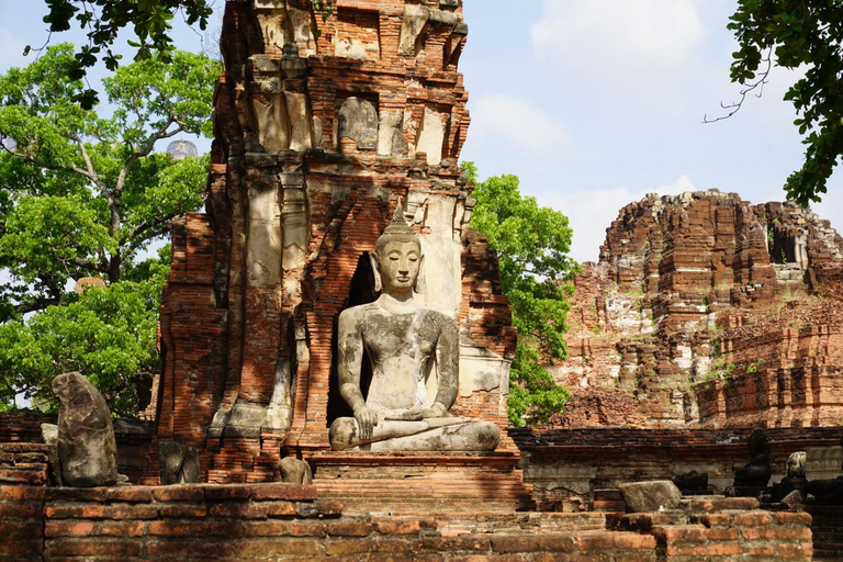 From Bangkok: Ayutthaya Day Trip with Cruise & Buffet Lunch