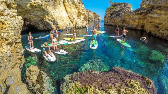 Ibiza: Excursión en Stand-Up Paddle Board a Cuevas Secretas