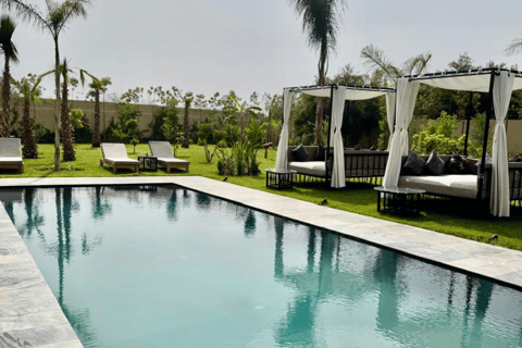From Marrakesh: Pool Day Pass in Atlas Mountains with Lunch Refreshing Pool Escape: Enjoy Lunch and Easy Pickup