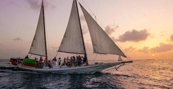 Sandbar, Snorkel, and Sunset Sail with Drinks in Key West