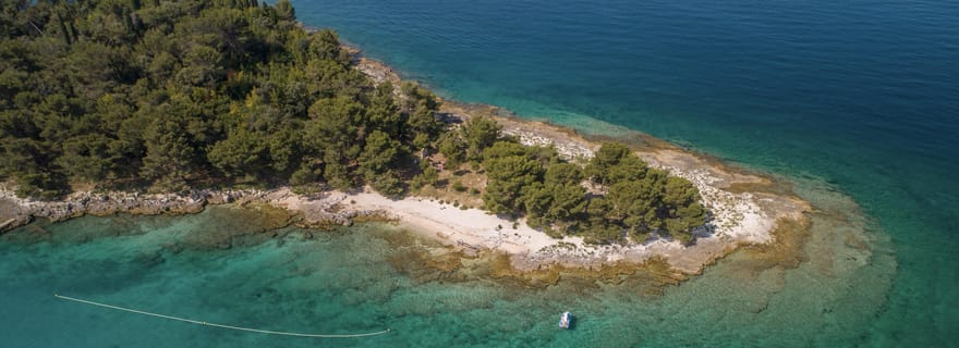 Rovinj : Excursion en hors-bord vers les îles de Rovinj et le fjord de Lim