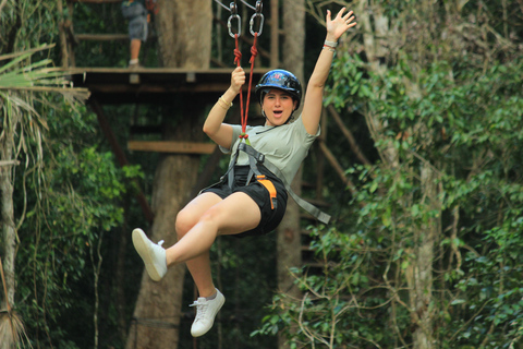 Playa del Carmen: Avontuur met ATV, Zipline en natuurlijk zwembad